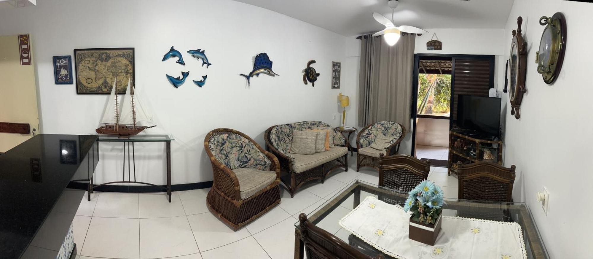 Flat Guarajuba 4 Quartos Terreo A Beira Mar - Pe Na Areia - Governanca Com Arrumadeira E Wi Fi Inclusos Apartment Camassari